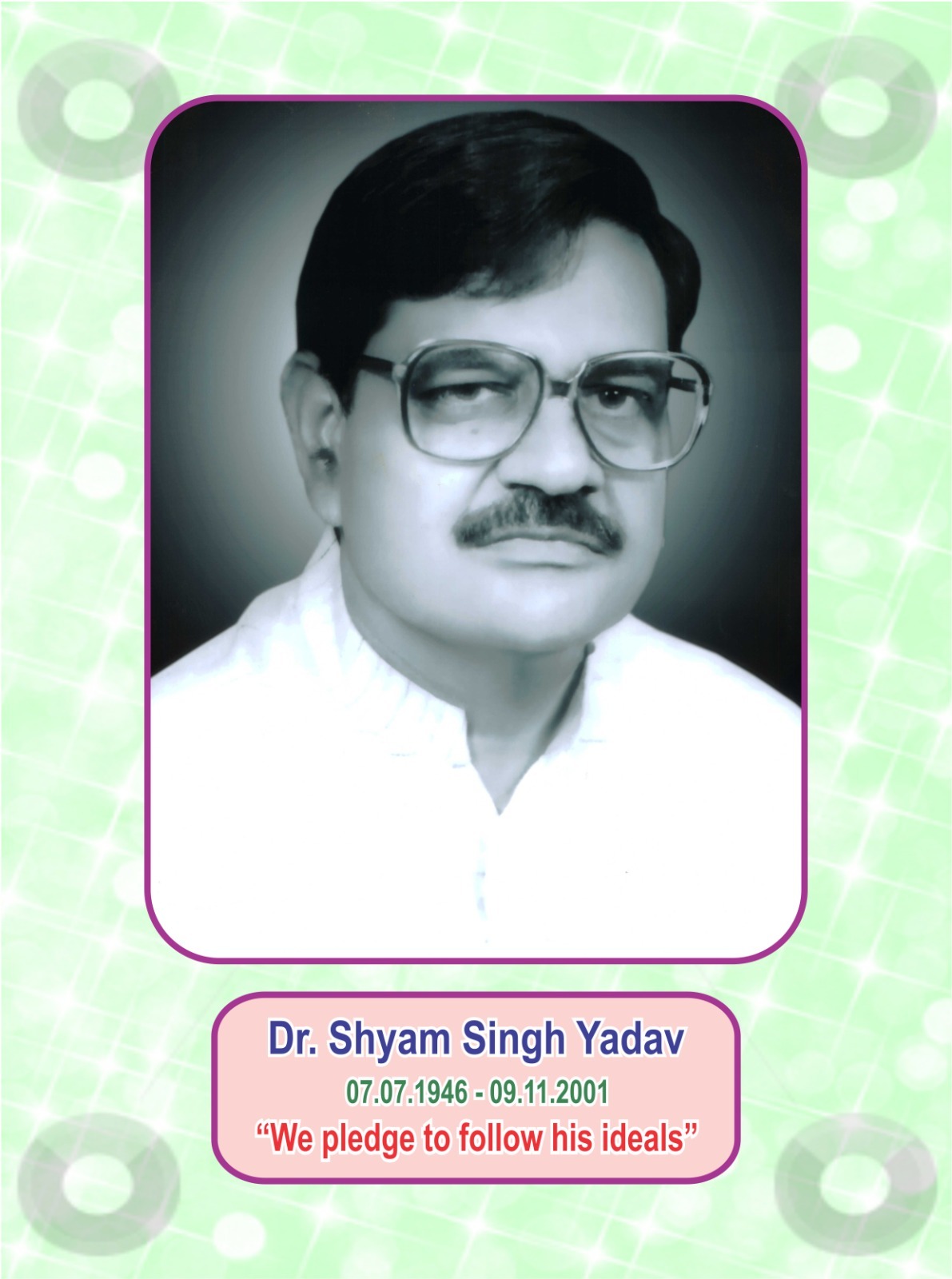 Dr. Shyam Singh Yadav